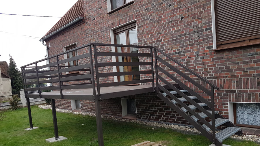 Schody zewnętrzne - realizacje